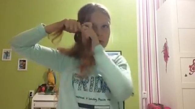 Делаем очень красивую причёску!???