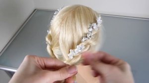 Wedding HairStyle| Braiding braids| Свадебная прическа| Плетение кос