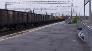 ЭТ2М 8032 прибывает на станцию Лодейное поле. ОКТ.Ж.Д.