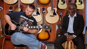 Playing Gibson Double-Cut Les Paul Custom! #beautifulguitars #guitargiveaway #gibsonlespaulcustom