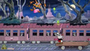 Cuphead — Босс Призрачный экспресс в эпизоде Постой, паровоз