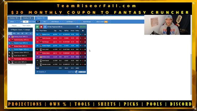 How to Build an Optimal NBA DFS FanDuel Lineups and NBA DraftKings Lineups