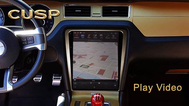 CUSP 12 1 Inch Car Stereo Radio GPS For Ford Mustang 2010 2014, Android PX6 4G+64G Vertical Screen смотреть онлайн