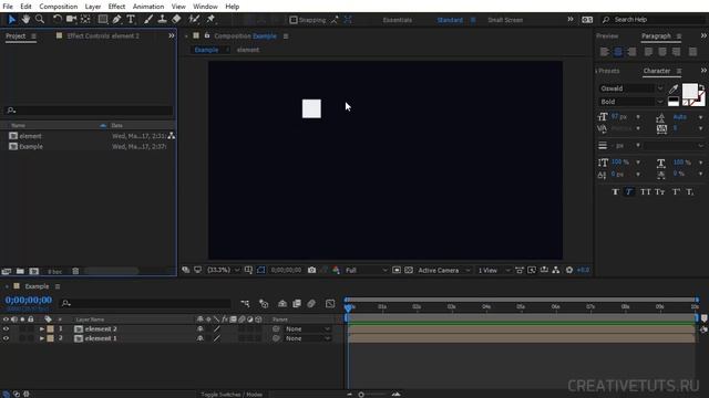 Модульная сетка из слоев в After Effects с помощью выражений (Expressions)