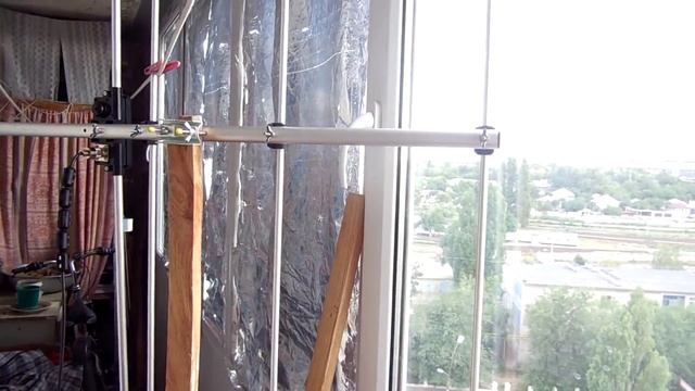УКВ антенна 5 элементов на балконе смотреть онлайн