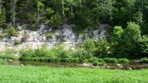 Скалы на р. Холохольня. Тверская область, Старицкий район