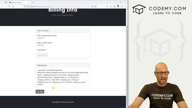 34. Billing Info - Django Wednesdays ECommerce 34 смотреть онлайн