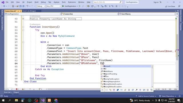 MySql Insert Query | Creating Windows Forms App User Registration in Visual Studio 2022 using .NET смотреть онлайн