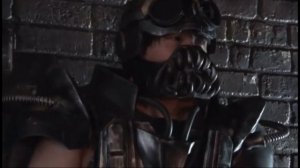 Reiko Kobayakawa claps bad guy in Black Superhero cosplay