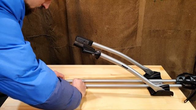 Thule FreeRide 532 велокрепление, сборка, установка, крепление велосипеда