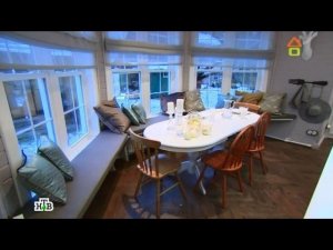 "Дачный ответ": Проходная кухня с новым эркером в стиле французского охотничьего домика