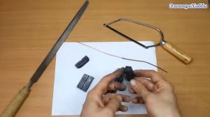 Как сделать графитовую щётку для электродвигателя своими руками придаём форму, крепим провод