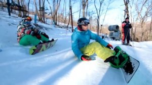 Школа сноуборда. Урок 8 - трюки на вращение на склоне