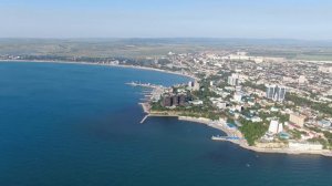 Анапа 2019 с высоты 350 м. 4К - ВИДЕО СУПЕР!! Черное Море!