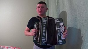 1. Игра на гармошке! Первая выученная мелодия!!!