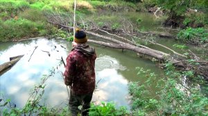 Простая рыбалка на орешниковые удочки