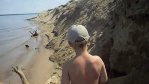 Стрижиные норки на Волжском берегу