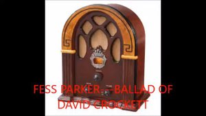 FESS PARKER BALLAD OF DAVID CROCKETT