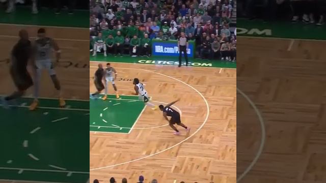 Marcus Smart with the steal & dime! ☘️(2)