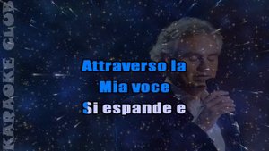 ANDREA BOCELLI - VIVO PER LEI ( KARAOKÊ )