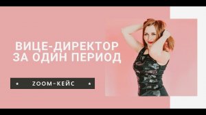 Зум-кейс "Вице-директор за один период"