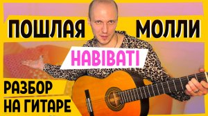 Пошлая Молли – HABIBATI (ft. HOFMANNITA) разбор на гитаре