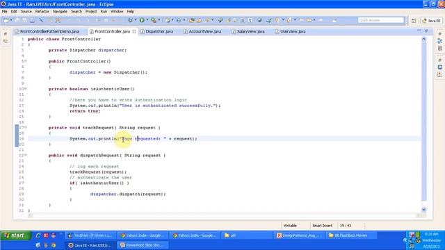 Front Controller Design Pattern - Implementation смотреть онлайн