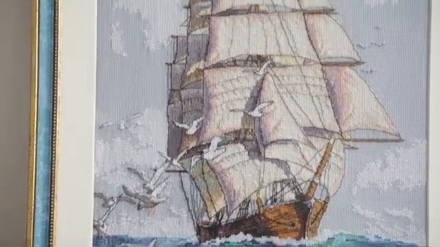 Мои вышитые работы, которые находятся у нас дома. Часть 2. смотреть онлайн