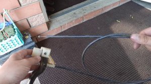 Трос открывания капота с ручкой на дэу эсперо. Запчасти на дэу эсперо. трос капота. тросик ручка