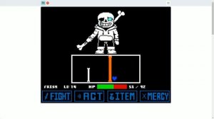 Distrust Sans DEMO (Undertale Scratch fangame)