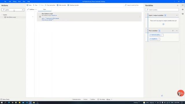 How to execute Python script in Power Automate Desktop | Power Automate Desktop | Python Script смотреть онлайн