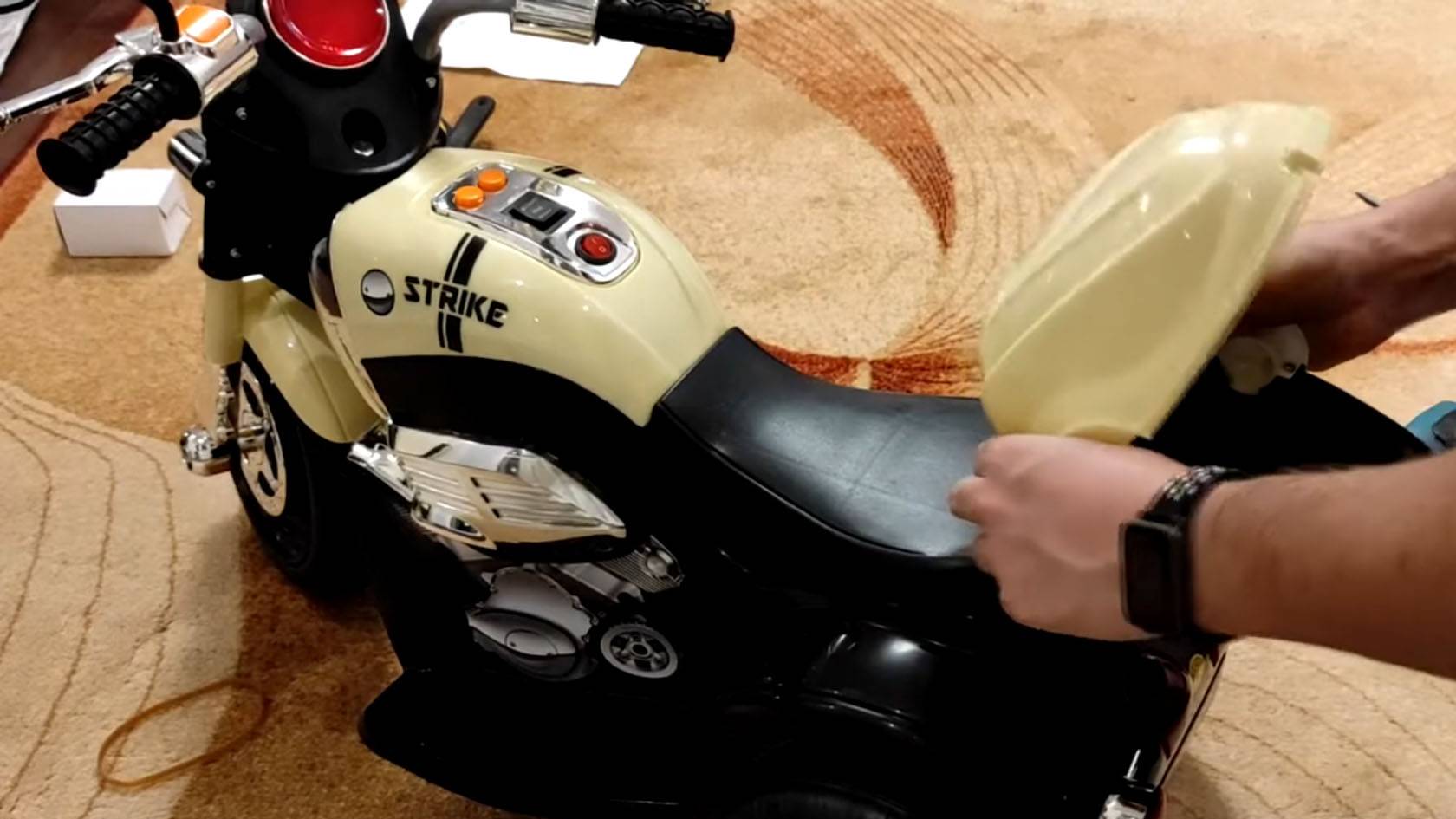 Распаковка и сборка детского мотоцикла MD-1188 смотреть онлайн