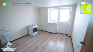 Однокомнатная квартира площадью 42,07 м²