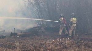 15-04-2022_Тушение пожара площадью 19 Га снт Приозёрный 15.04.2022