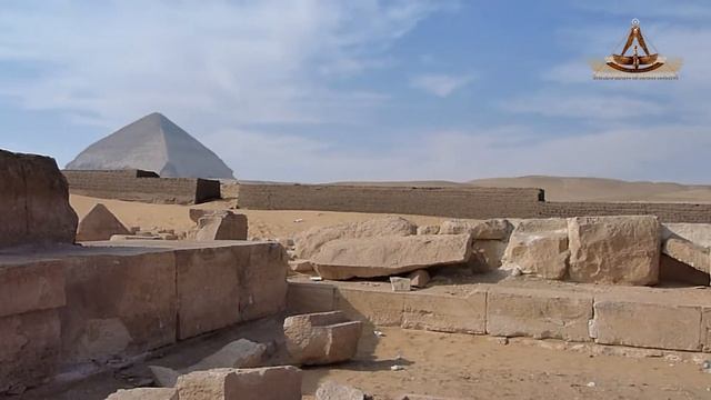 Bent Pyramid Valley Temple. Dashur. هرم سنفرو المائل دهشور Долинный Храм Ломаной Пирамиды Снофру. смотреть онлайн
