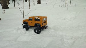 MN-999 in snow / по мокрому снегу