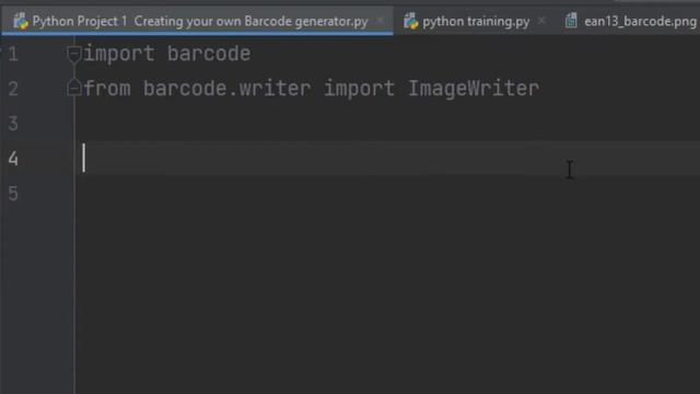 Easy Python Project - Creating Your Own Barcode Generator python project with explanations. смотреть онлайн