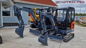 Визуальное сравнение мини-экскаваторов Quadtrac E22 и E30 +7-909-630-90-90