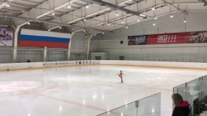 Юный фигурист. Фигурное катание. Калинка малинка. Софья Пышнограева. Краснокамск