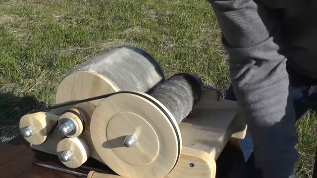 Кардер барабанный для шерсти смотреть онлайн