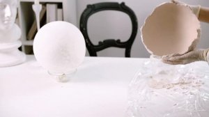 DIY. Ваза-скорлупа из алебастра. Свадебный декор.