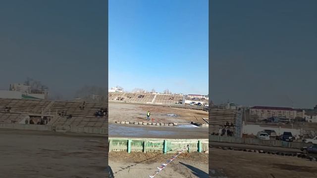 Гонки на запорожцах, день автомобилиста. 29.10.2023г. ДОСААФ Омск. смотреть онлайн