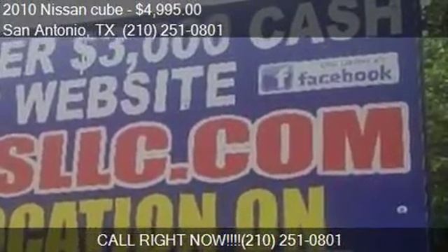 2010 Nissan cube 1.8 S 4dr Wagon CVT for sale in San Antonio смотреть онлайн