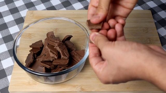 You just Need Milk and Chocolate to Make this recipe!No Baking