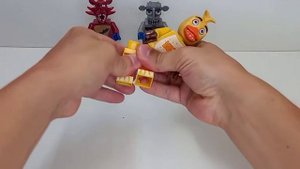 Фигурки (FNAF) Фнаф Аниматроники - 5 ночей с Фредди (в стиле Лего) 12 см №1258