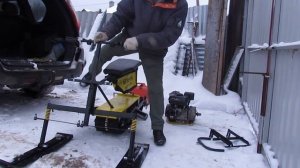 Сборка мини снегохода ВЕТЕРОК