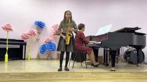 Симонова Вера саксофон Ж. Массне Размышление из оп. «Таис»