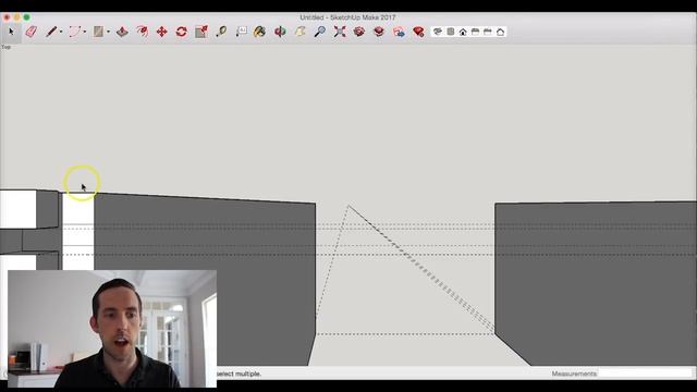 How to Draw a Cabinet in SketchUp смотреть онлайн