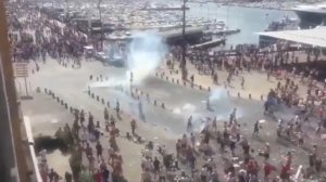 Беспорядки в Марселе: до, во время и после матча 