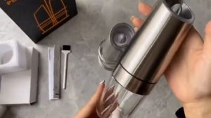 2шт. набор электрическая мельница для перца нержавеющая сталь